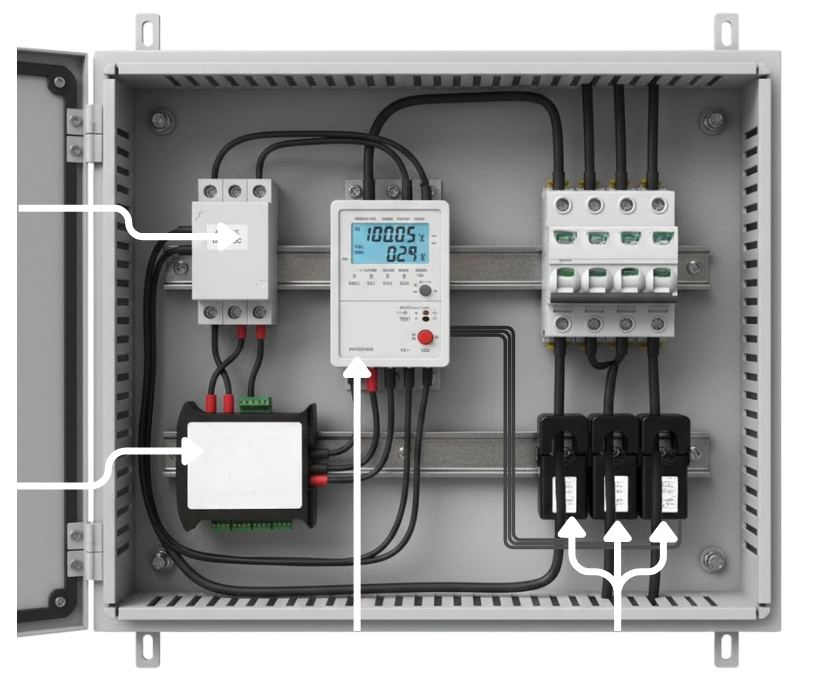 Installation électrique avant ShiftElec